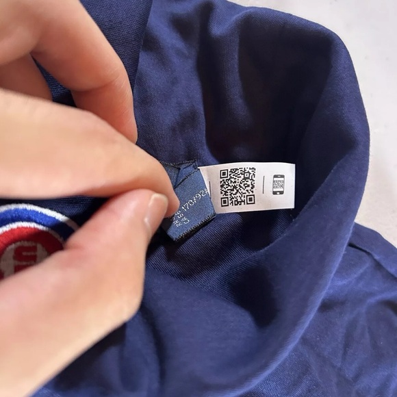 polo ralph lauren Chicago Cubs Shirt Blue Turtleneck Embroidered MLB Baseball S - Picture 6 of 12